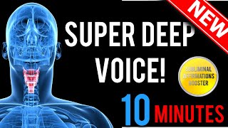 DEEP VOICE GET A SUPER DEEP MASCULINE VOICE IN 10 MINUTES  AUDIO BOOSTER [upl. by Draner]