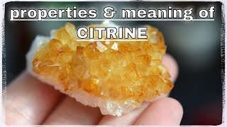 Citrine Meaning Benefits and Spiritual Properties [upl. by Savil145]