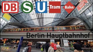 Berlin Hauptbahnhof  Central Station  Main station  Walkthrough  Tour [upl. by Centeno]