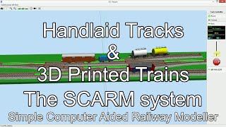 Intro To Using The SCARM Simulator To Build John Allens Timesaver Shunting Layout Model Train [upl. by Ennyroc629]