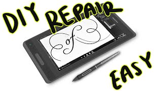 FIX YOUR HUION PEN YOURSELF VERY EASY [upl. by Dorran]