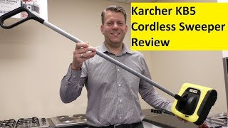 Karcher KB5 Cordless Sweeper [upl. by Pincas]