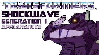 The Transformers Cartoon All Decepticon Shockwave Appearances [upl. by Ardnic131]