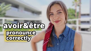 Avoir être  French for beginners  French pronunciation guide [upl. by Roanna]