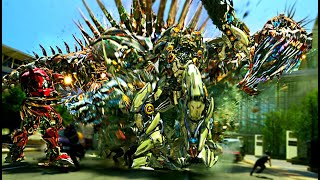 Transformers Age of Extinction  Dinobots Charge Scene 1080pHD VO [upl. by Gonick]