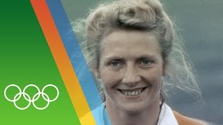 Fanny BlankersKoen at London 1948  Epic Olympic Moments [upl. by Nongim]