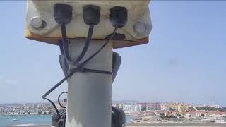 Gibraltar Airport  Landing Webcam [upl. by Bergh]