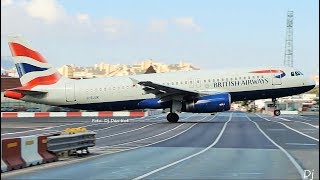 Dangerous Gibraltar Airport Plane Spotting 2018 [upl. by Haniraz527]