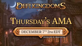 DeFi Kingdoms  AMA December 7 2023 [upl. by Petit362]