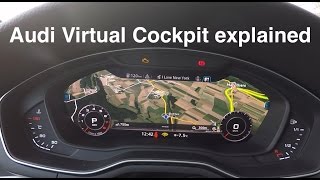 Audi Virtual Cockpit explained [upl. by Bobine186]