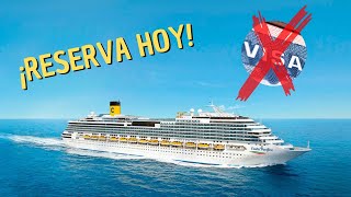 Crucero Costa Pacifica SIN VISA desde La Romana República Dominicana en 2024 [upl. by Utas]