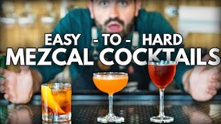 3 Amazing Mezcal Cocktails You Can Make  From EASIEST to HARDEST [upl. by Egni]