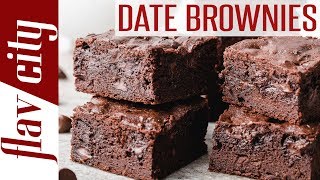 Chocolate Date Brownies  Gluten Free and Dairy Free [upl. by Ayerdna]