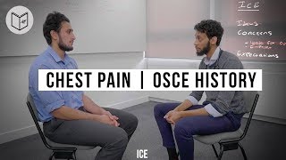 Chest Pain  OSCE history taking for Medical Students  Drs Manual [upl. by Talanian]