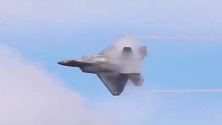 The Most Lethal Fighter Jet In History F22 Raptor  Aerial Maneuvers Demo [upl. by Errot]