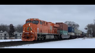 Canadian National Freight Trains [upl. by Rehsu778]