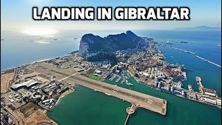 Landing at Gibraltar 🇬🇮 Airport Beautiful aerial view Full Approach easyJet S2E5 [upl. by Anoek]