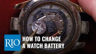 How to Change a Watch Battery [upl. by Nollek244]