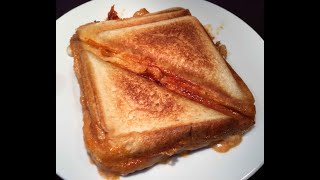 Cheese and Baked Bean Toasted Sandwich Recipe [upl. by Barnaby714]