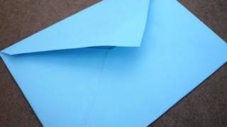 How to Make Your Own Envelopes  A Craft Tutorial [upl. by Domineca944]