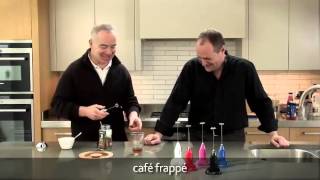 How to make a frappé coffee using an aerolatte milk frother [upl. by Ybur]