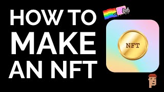 How to Make and Sell an NFT Crypto Art Tutorial [upl. by Yenwat]