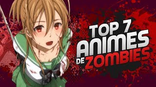 Top 7 Animes de zombies 2024 [upl. by Nireves]