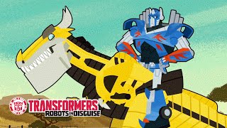 Transformers  How To Ride Your Dinobot Chapter 2  Transformers Official [upl. by Oech910]