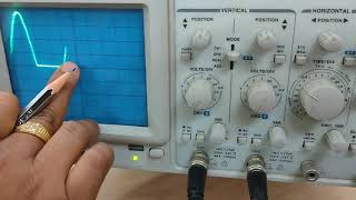 Lab Demonstration of Half Wave Rectifier [upl. by Simonne]