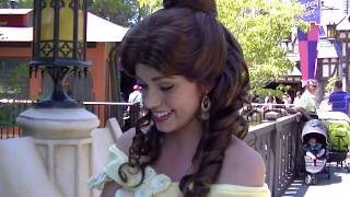 Belle Meet and Greet in Disneyland [upl. by Hey339]