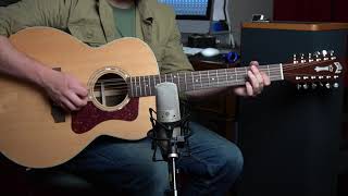 Guild F1512E 12String Acoustic Guitar Demo [upl. by Anivle319]