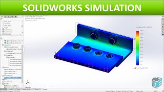 SOLIDWORKS Simulation  Bolt Connection [upl. by Idola]