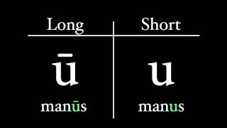 The Latin Alphabet  Vowel Pronunciation [upl. by Nordine]