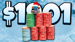 We hit QUAD ACES on the River and Our Opponent BETS  Wolfmas Poker Day 2 [upl. by Sirhc]