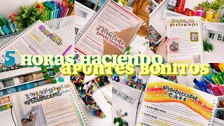 5 HORAS de APUNTES BONITOS 🌟 inspiración  nuevas ideas 💡 [upl. by Divadnoj]