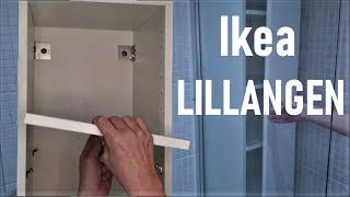 Lillangen Ikea bathroom cabinet  assembly [upl. by Allistir640]