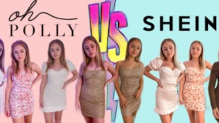 Shein VS Oh Polly Dresses  This is Crazy 😱  Oh polly dupes on Shein [upl. by Dorene]