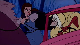 Cruella chases Belle  Disney Crossover [upl. by Franciska]