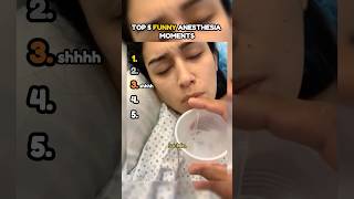 Top 5 Funniest Anesthesia Reactions part 34 🤣 shorts [upl. by Oeflein966]