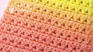 Crossed Double Crochet Stitch  Crochet Tutorial [upl. by Puglia]