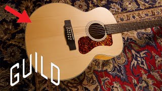 BEST value 12string acoustic guitar  Guild F2512E [upl. by Anelrahs]