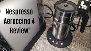 Nespresso Aeroccino 4 Milk Frother Review  Worth upgrading from the Aeroccino 3 [upl. by Davie]