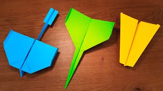 How To Make 5 EASY Paper Airplanes that FLY FAR  PPO [upl. by Obediah]