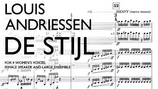 Louis Andriessen  De Stijl 1985 [upl. by Debarath507]