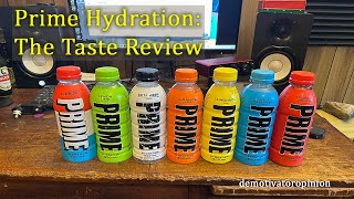 Prime Hydration  The Taste Review [upl. by Ahselat]