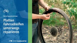 Fahrradschlauch wechseln  Anleitung für unterwegs [upl. by Konrad]