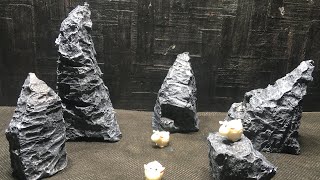 DIY Making Fake Rocks using Styrofoam Thermacol [upl. by Ahsaelat]