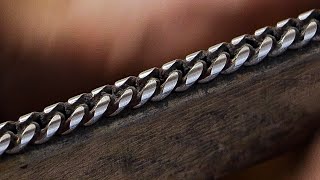 MAKING CUBAN LINK CHAIN 10 MM  how its made [upl. by Etteneg]