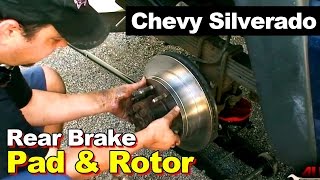 2002 Chevy 2500 HD Silverado Rear Brake Pads amp Rotors [upl. by Yelena]