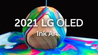 2021 LG OLED l Ink Art 4K HDR 60fps [upl. by Kaye]